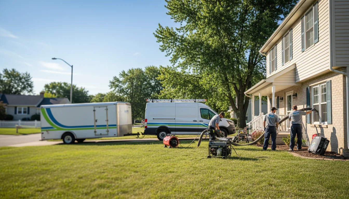 Flooded Basement Restoration And Cleanup With Repair in Ellis, KS near me
